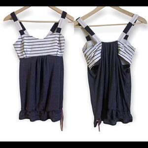Lululemon Striped Layered Athletic Top Size 6